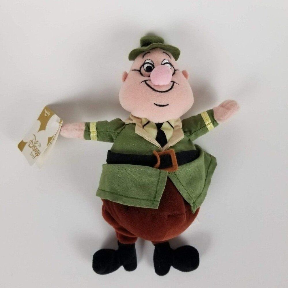 Disney Store Park Ranger Bean Bag Plush Grin & Bear It Humphrey Bear Cartoon NEW